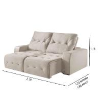 Sofa Martins M-185 02 Md.80 - V-211 Creme - 3