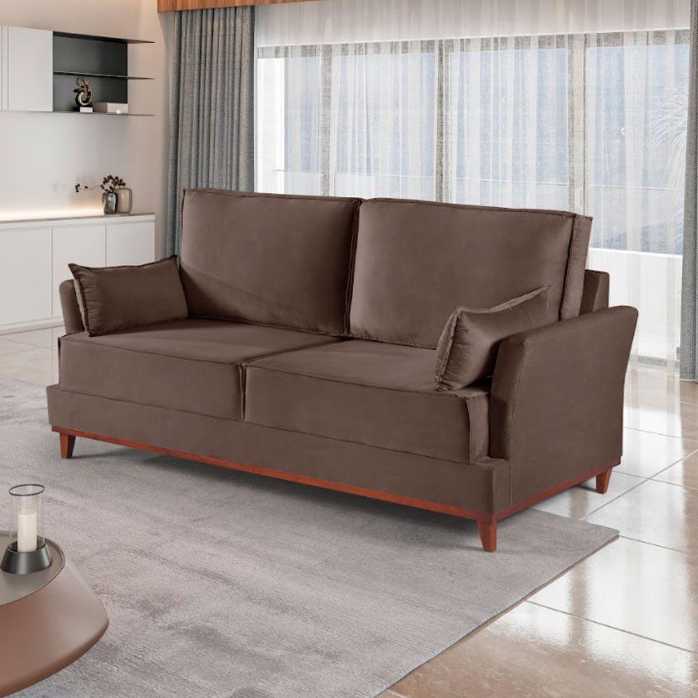 Sofa Living Martins M-189 - V-211 Marrom - 2