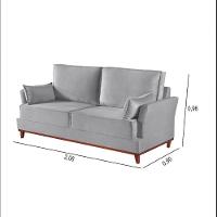 Sofa Living Martins M-189 - V-211 Cinza - 3