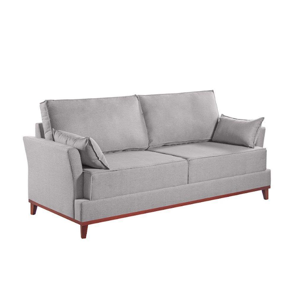 Sofa Living Martins M-189 - B-330 Linho Cinza - 1