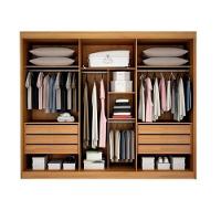 Roupeiro San Marino Ripado 1 Espelho Leifer - Cinamomo-off - 7