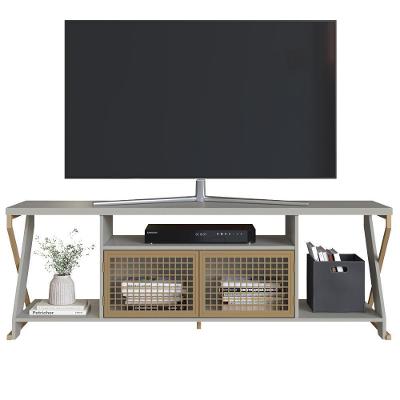 Rack Tv 60 Pol Industrial 160 Cm P1033 Arenas Dourado Pp