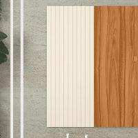 Rack Painel Com Friso Wood 1,20m Tvs 42 Polegas Prateleiras E Porta De Correr Design Moderno Perola Metalizado Cinamomo Mel