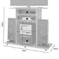 Rack Cipó Para Tv Até 32 Jcm Movelaria - Cinamomo-off - 3