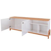 Rack Bancada Para Tv De Até 75 2 Portas Sandy Off White-jequitiba - 2