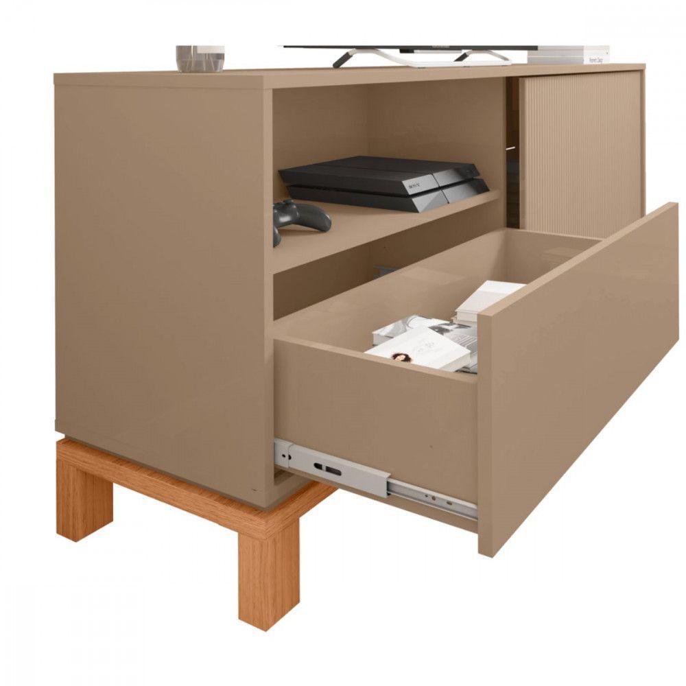 Rack Bancada Para Tv Até 55 Polegadas Caemmun Sued/freijo - 5