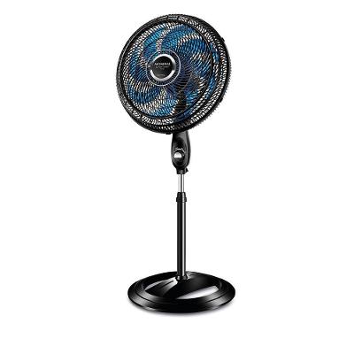Ventilador De Coluna Mondial 40cm Super Turbo 8 Pás VTX-40C-Crystal Preto Azul 110V