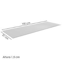 Tampo Para Balcão 150 Cm Branco Reajl Moveis - 2
