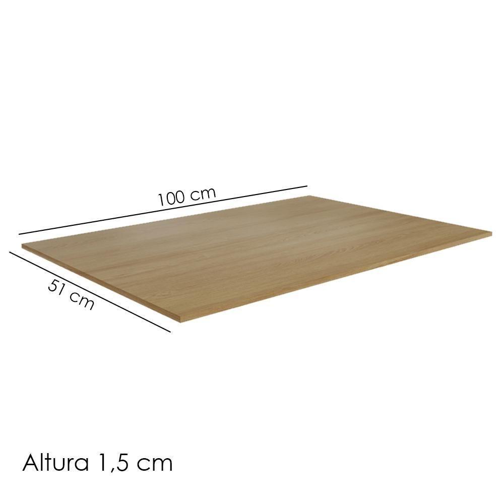 Tampo Para Balcão 100 Cm Andreia Amendoa Reajl Moveis - 2