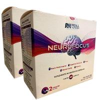 Kit 2 Neurofocus Concentração Foco Reall Nutrition 60 Caps Sabor Original - 1