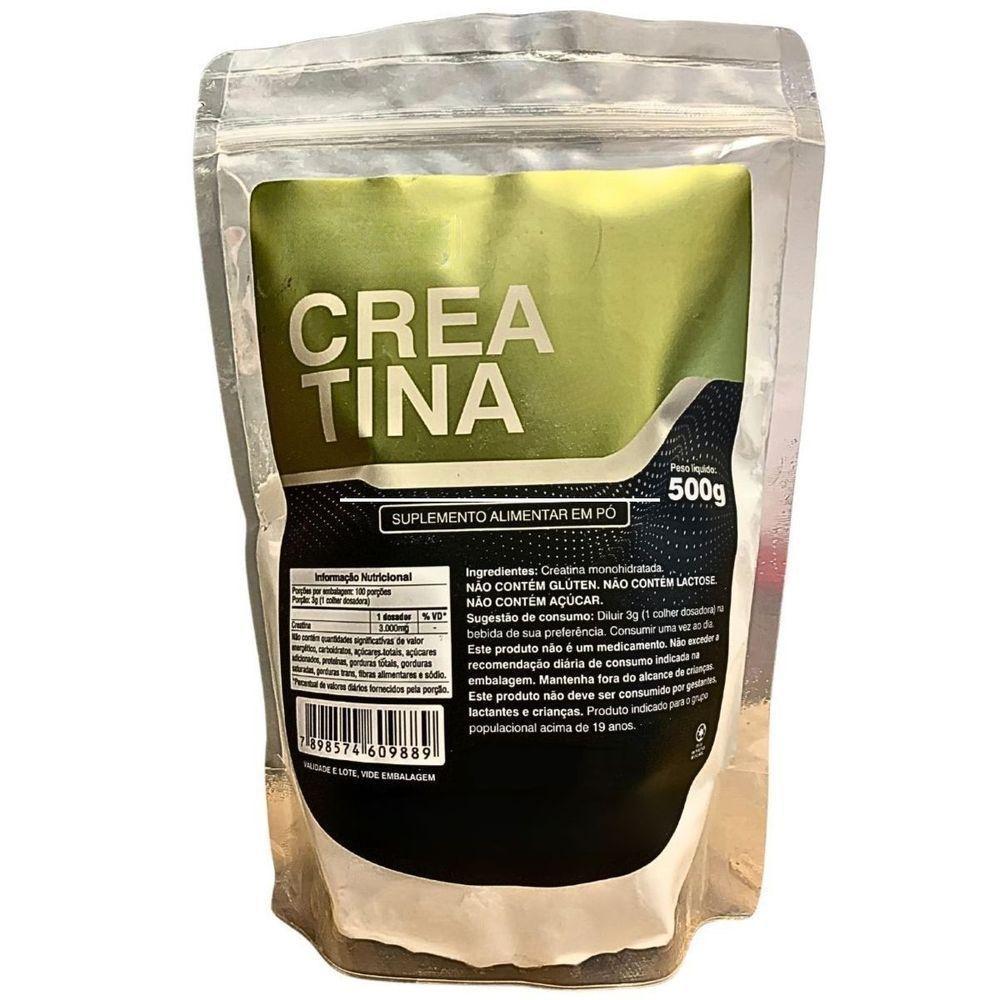 Kit Whey Protein Body Action 900g + Creatina 100% Pura 500g Sabor Baunilha - 6