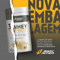 Whey Protein 3w Top Taste 900g Concentrado Isolado Proteina Sabor Chocolate - 3