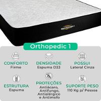 Cama Box Baú Casal E Colchão Orthopedic D33 V-store Bege - 2