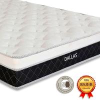 Cama Box Baú King E Colchão Dallas Molas V-store 193x203x20 Bege - 4