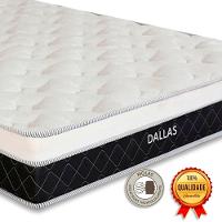 Cama Box Viúvo Cinza Colchão Dallas Molas Vstore 128x188x20 - 4