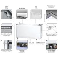 Freezer Horizontal Fricon 411L 2 Portas HCEB411V Branco 220V - 2