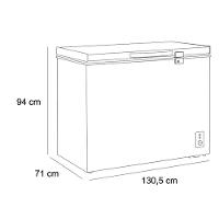 Freezer Horizontal Fricon 411L 2 Portas HCEB411V Branco 220V - 3