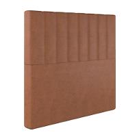 Cabeceira Estofada Casal 140 Cm Esmeralda Veludo Terracota - 2