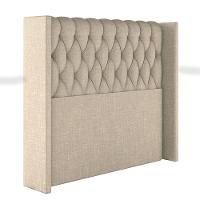 Cabeceira Estofada Casal 140 Cm Pérola Linho Bege - 2
