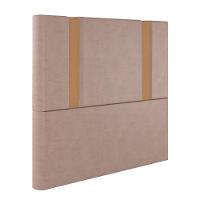 Cabeceira Estofada Casal 140 Cm Ametista Veludo Rose - 2