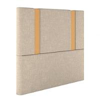 Cabeceira Estofada Casal 140 Cm Ametista Linho Bege - 2