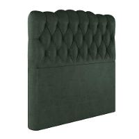 Cabeceira Estofada King 195 Cm Prisma Veludo Verde - 2