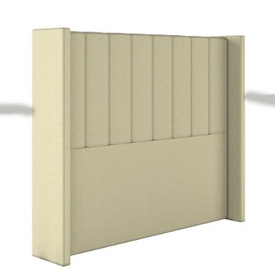 Cabeceira Estofada Casal 140 Cm Turquesa Corino Bege