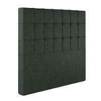 Cabeceira Estofada Casal 140 Cm Turmalina Veludo Verde - 2