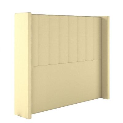Cabeceira Estofada Casal 140 Cm Turquesa Linho Creme