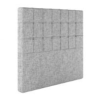 Cabeceira Estofada Casal 140 Cm Turmalina Linho Cinza - 2