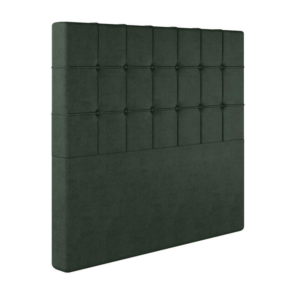 Cabeceira Estofada King 195 Cm Turmalina Veludo Verde - 2