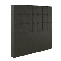 Cabeceira Estofada King 195 Cm Turmalina Veludo Marrom - 2