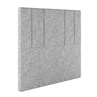 Cabeceira Estofada King 195 Cm Rubi Linho Cinza - 2