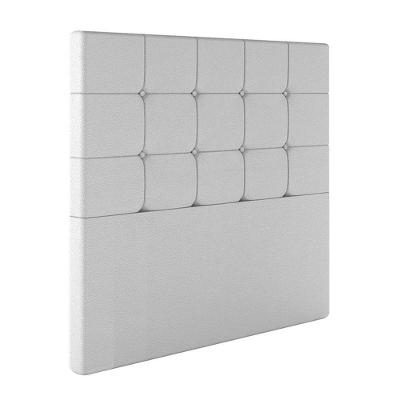Cabeceira Estofada Solteiro 90 Cm Safira Corino Branco