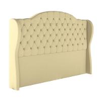Cabeceira Estofada Queen 160 Cm Cristal Linho Creme - 2