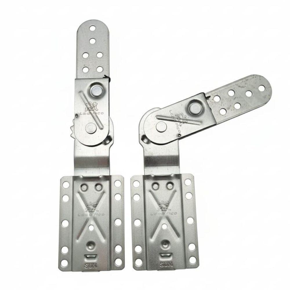 Par Catraca 70° 4 Regulagens Slim C/ Suporte Sofá Reclinável - 1