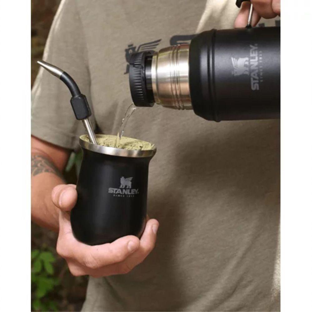 Cuia Térmica Stanley Matte Chimarrão 236ml Matte Black - 4