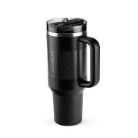 Copo Com Canudo Stanley Quencher Protour 1.18l Anti Vazamento Black - 2