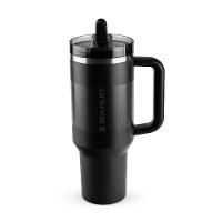 Copo Com Canudo Stanley Quencher Protour 1.18l Anti Vazamento Black