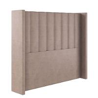 Cabeceira Estofada Solteiro 90 Cm Turquesa Veludo Rose - 1