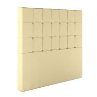 Cabeceira Estofada Solteiro 90 Cm Turmalina Linho Creme - 2