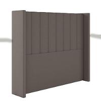 Cabeceira Estofada Queen 160 Cm Turquesa Corino Marrom - 1