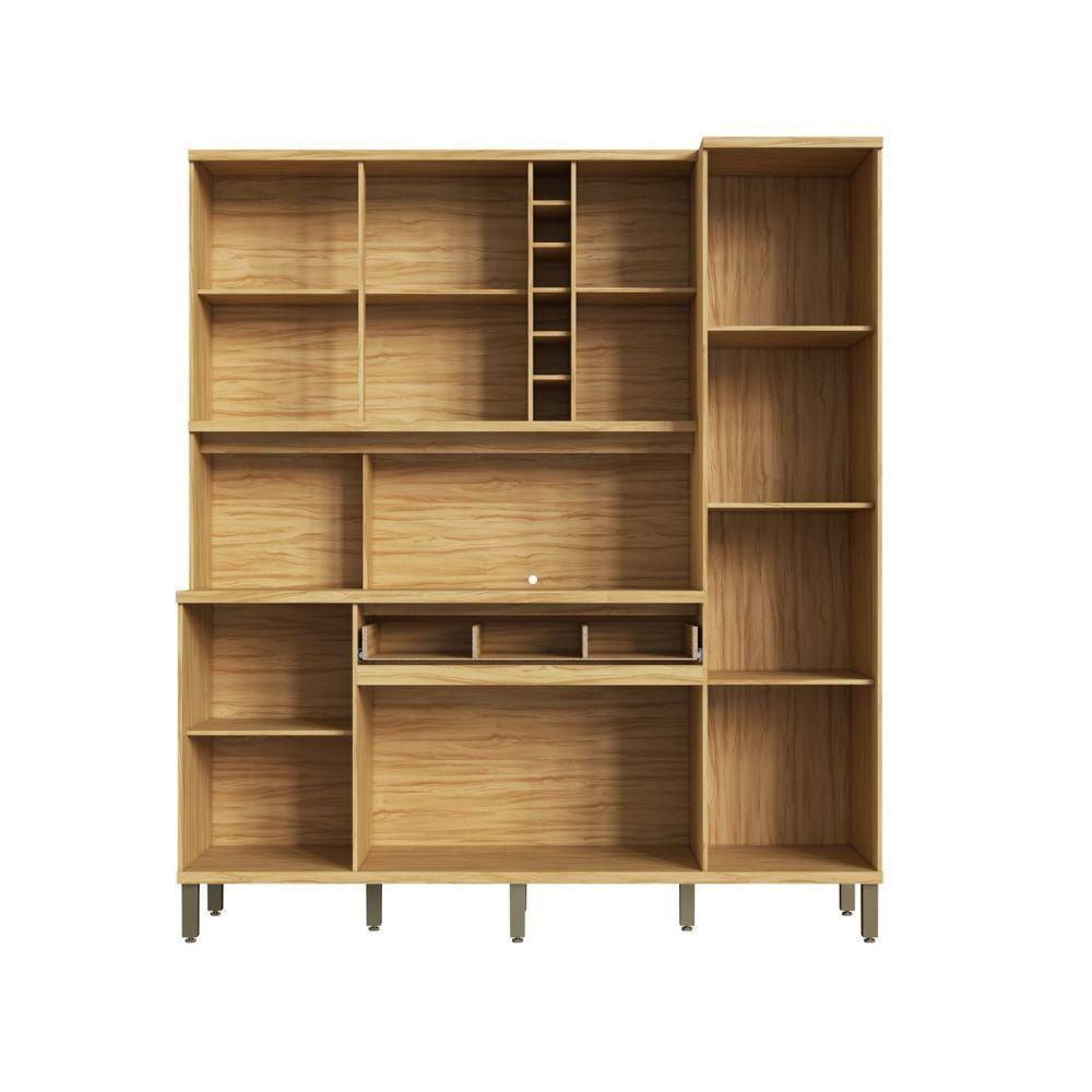 Armário De Cozinha 6 Portas 1 Gaveta Touriga Amêndoa/off White Móveis Ronipa - 3