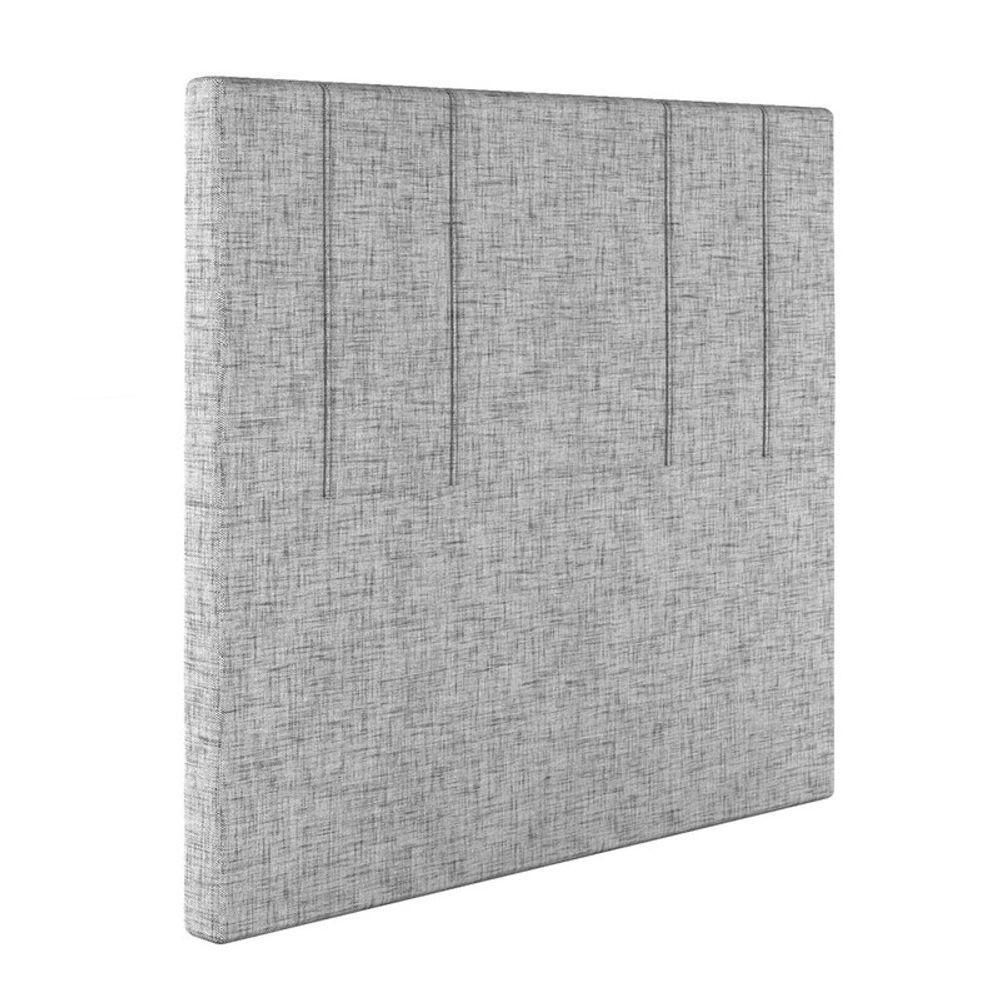 Cabeceira Estofada Queen 160 Cm Rubi Linho Cinza - 2