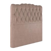 Cabeceira Estofada Solteiro 90 Cm Prisma Veludo Rose - 2