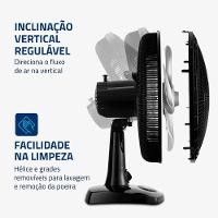Ventilador De Mesa Mondial Super Power Vsp-30-b 30cm 3 Velocidades Preto 110V - 3