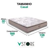 Colchão Four Season Molas Ensacadas Casal V-store 138x188x30 - 3