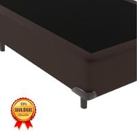 Cama Box Solteirão Marrom V-store 96x203x44 - 4