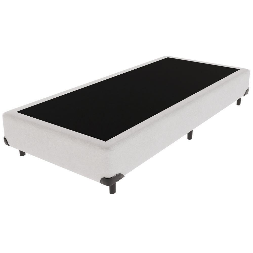 Cama Box Solteirão Branco V-store 96x203x44 - 1