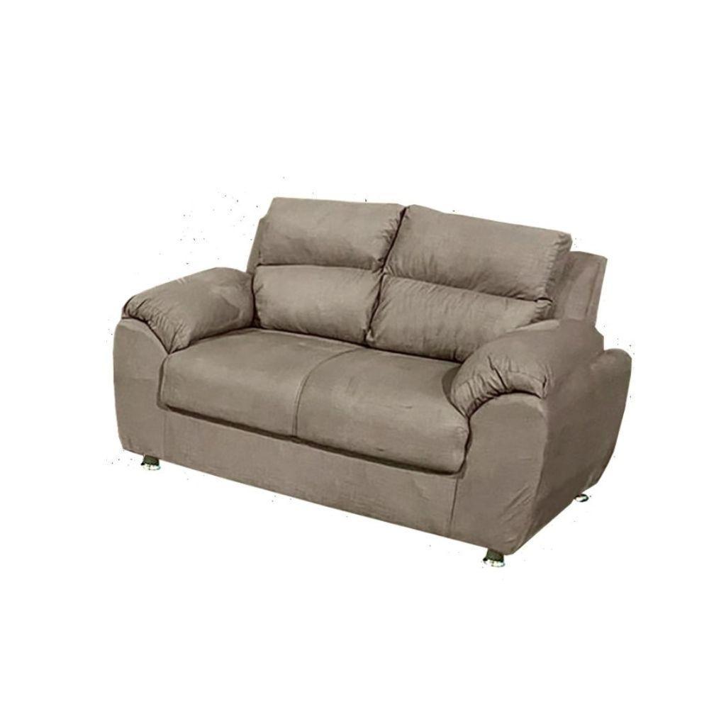 Conjunto De Sofá 3x2 Lugares Prisma Caramelo Bello Estofados - 4